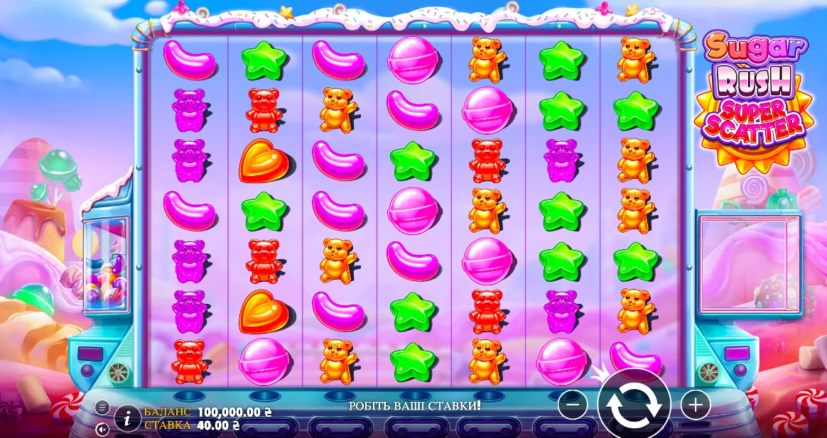 Sugar Rush Super Scatter слот